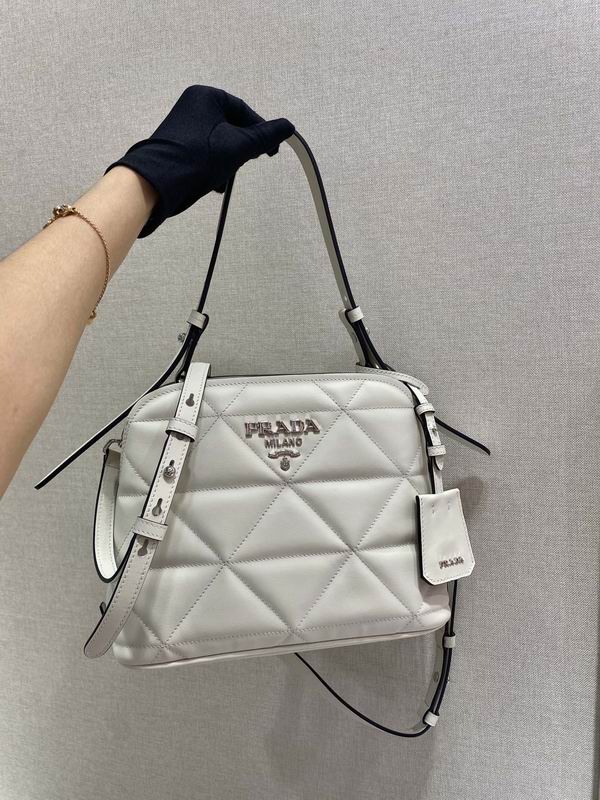 Best Prada 9095 Leather Black Handbag Replica