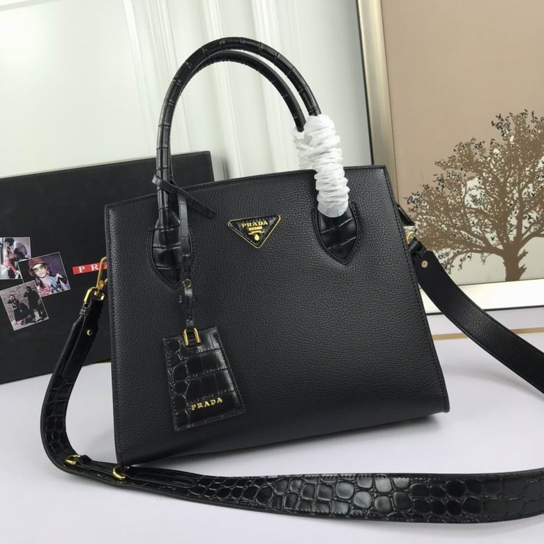 Replica Prada Black Leather 16833 For Sale