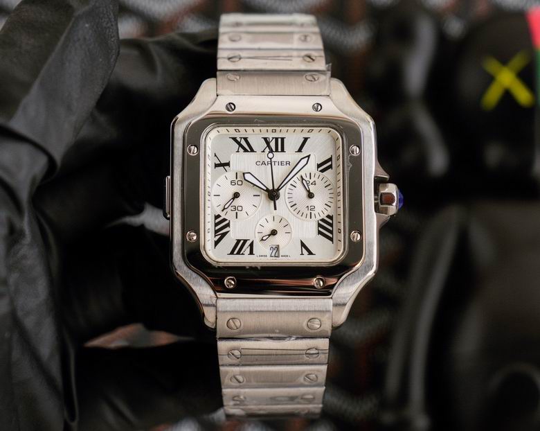 Discount Replica Cartier Pasha Diamond 18kt White Gold Ladies Watch Wj11924g