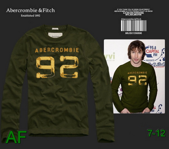 Replica Abercrombie Fitch Man Long Sleeve Shtirt Afmlss201