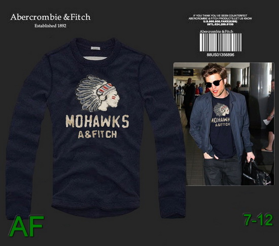 Replica Abercrombie Fitch Man Long Sleeve Shtirt Afmlss213