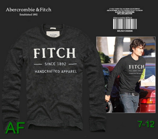 Wholesale Abercrombie Fitch Man Long Sleeve Shtirt Afmlss219