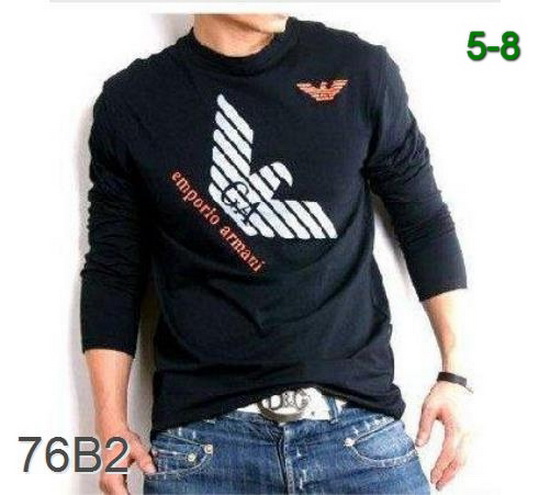 Cheapest Armani Man Long T Shirts Arml-t-shirt-43 Replica