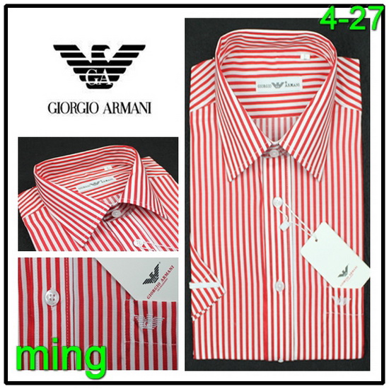 Discount Armani Man Short Sleeve Shirts Amsss016 Replicas