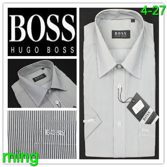 Best Boss Man Short Sleeve Shirts 016 Replica