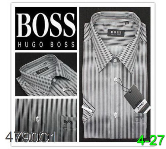 Fake Boss Man Short Sleeve Shirts 040