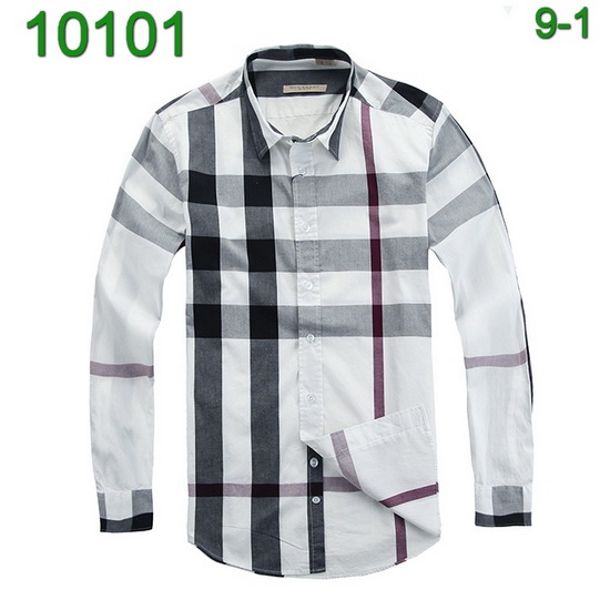 Replica Burberry Man Long Shirts Bumlshirt-26