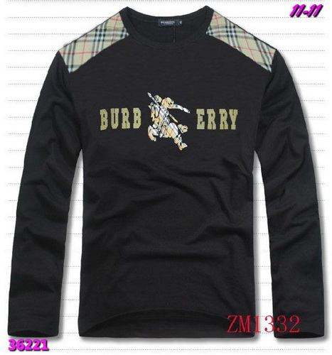 Cheap Burberry Man Long T Shirts Buml-t-shirt-09 Replica