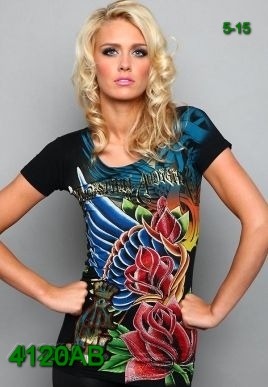 Fake Christian Audigier Woman Shirts Caws-tshirt-041