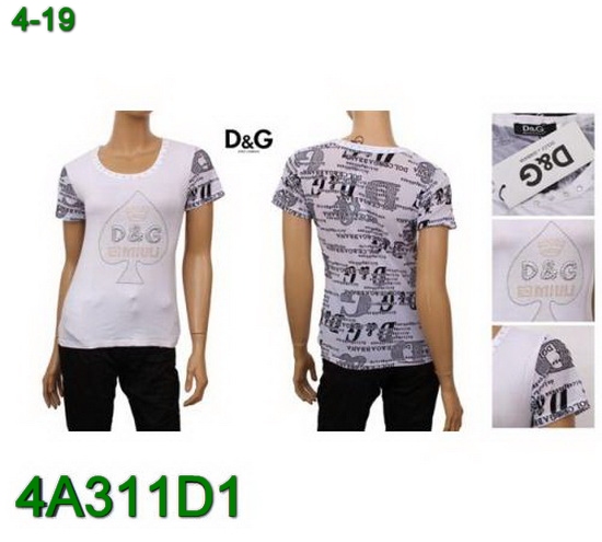 D&g Woman Shirts Dgws-tshirt-022 Cheap Replica