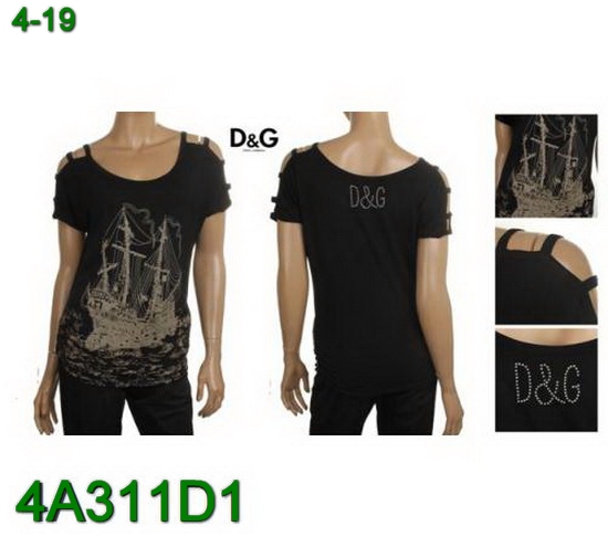 D&g Woman Shirts Dgws-tshirt-050 Cheap Replica