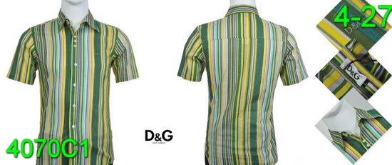 China D&g Man Short Sleeve Shirt Dmsss006 Replica