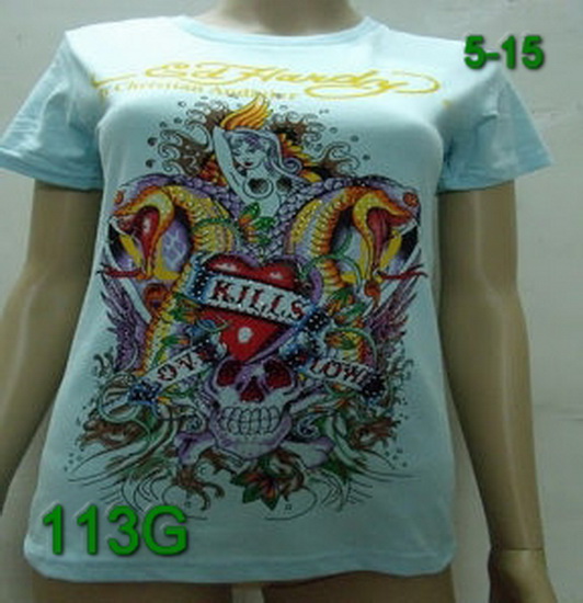 Luxury Ed Hardy Woman T Shirts Ehw-t-shirts201