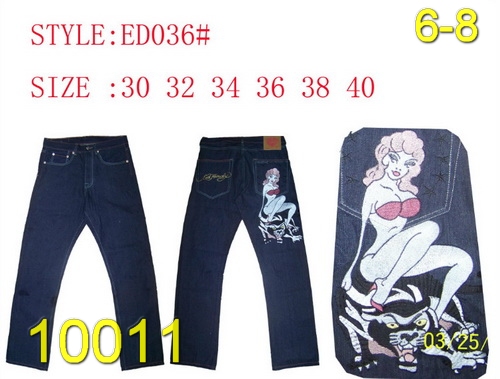 High Quality Fake Ed Hardy Jeans For Men 054 Replica