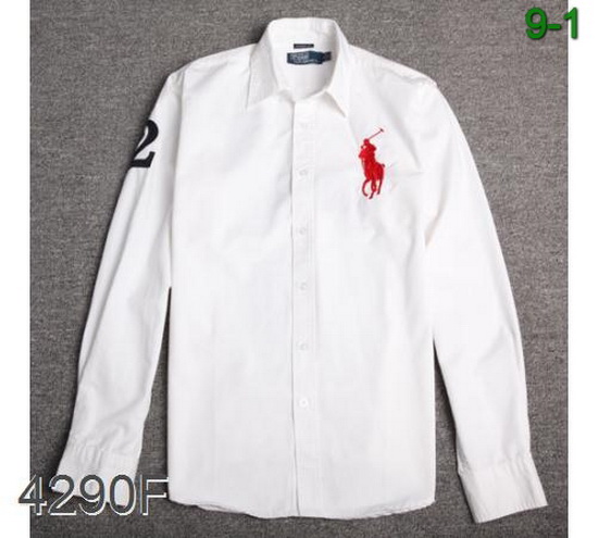 Fake Ralph Lauren Polo Man Long Sleeve Shirt Plmlss66