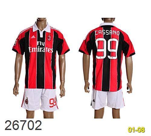 Hot Soccer Jerseys Clubs Ac Milan Hsjcacm-11 Price List