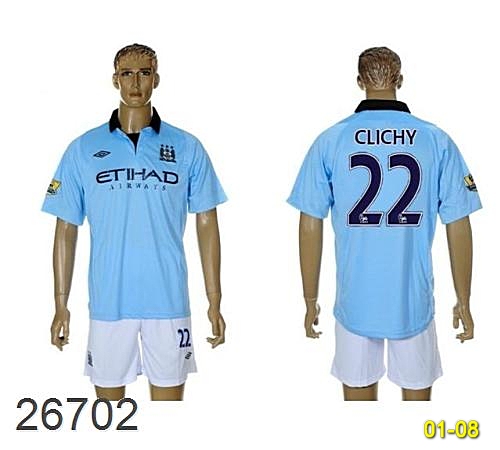 Hot Soccer Jerseys Clubs Manchester City Hsjcmcity-8 Replica