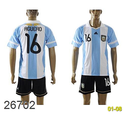 China Hot Soccer Jerseys National Team Argentina 12 Replica