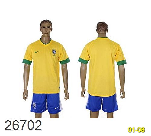 Luxury Soccer Jerseys National Team Brazil Sjntb019