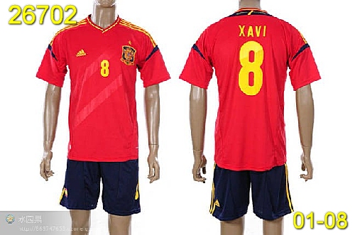 Replica Soccer Jerseys National Team Spain Sjnts47