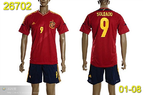 Buy Soccer Jerseys National Team Spain Sjnts48