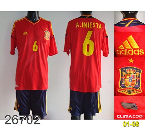 Replica Soccer Jerseys National Team Spain Sjnts68