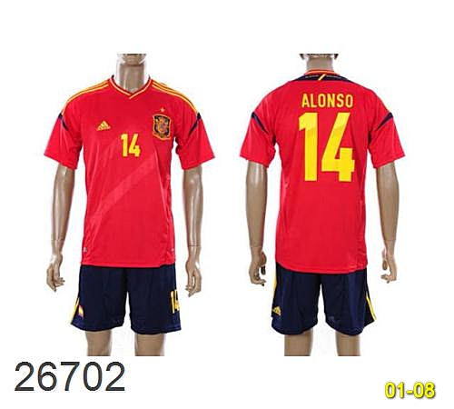 Discount Soccer Jerseys National Team Spain Sjnts70