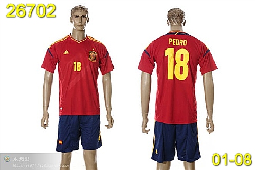 Soccer Jerseys National Team Spain Sjnts83