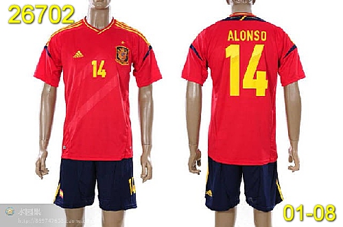 Replica Soccer Jerseys National Team Spain Sjnts96